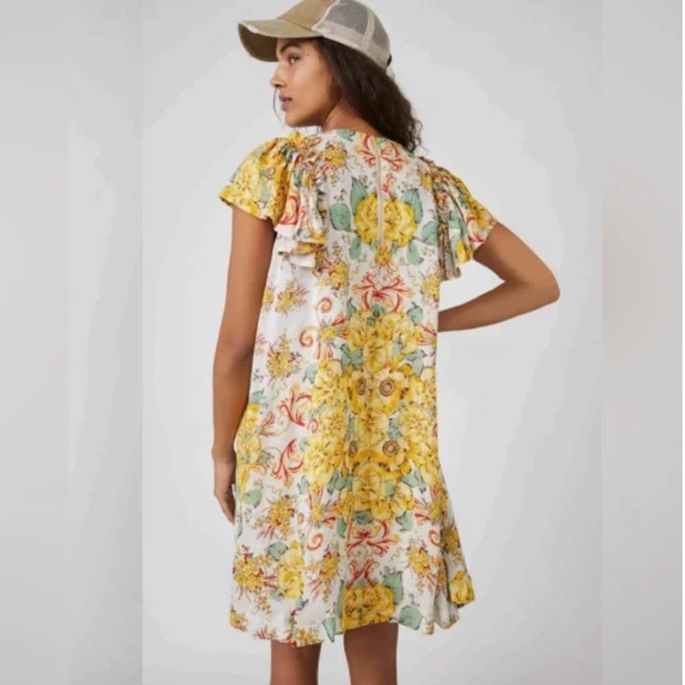 Free Prople floral mini dress - Picture 2 of 10